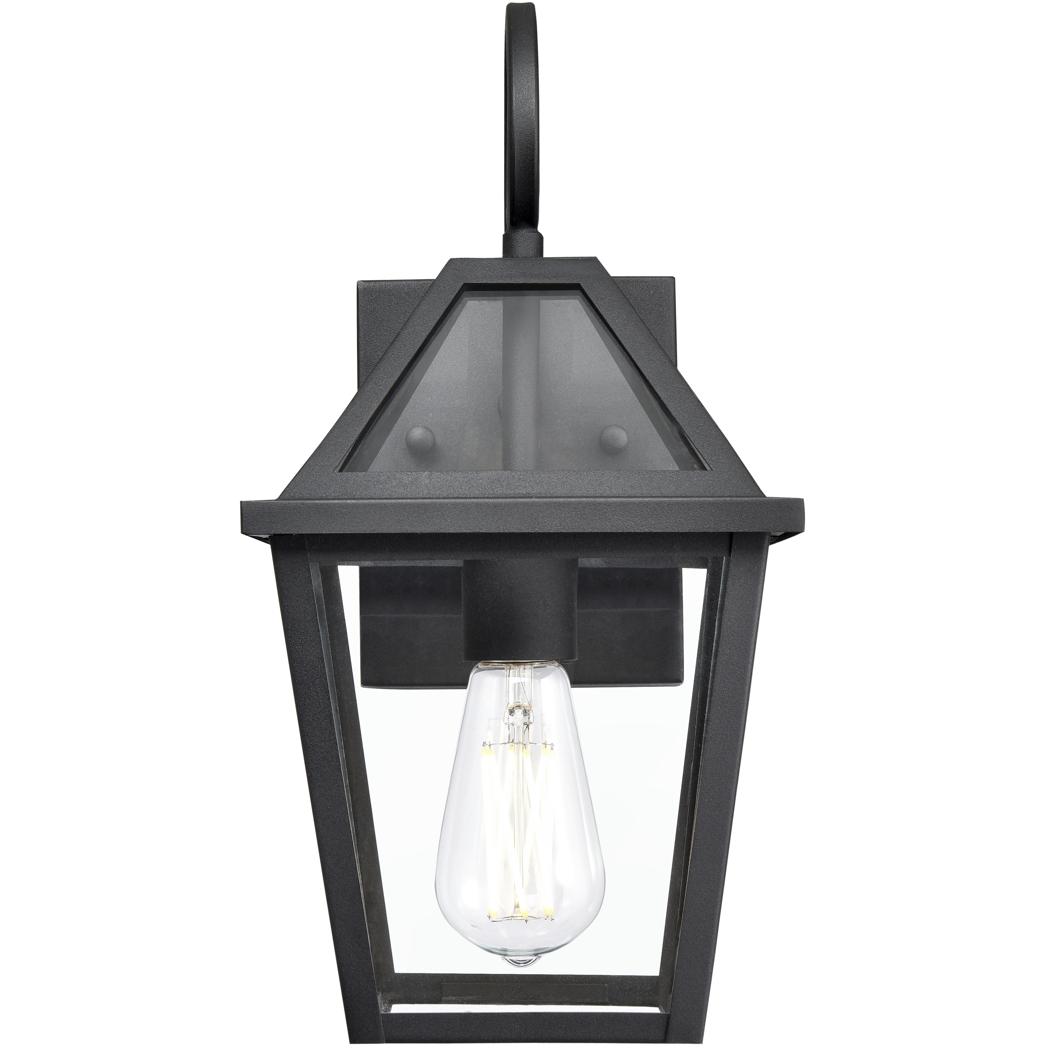 Eston 1 Light 13.75 inch Textured Black Outdoor Wall Sconce